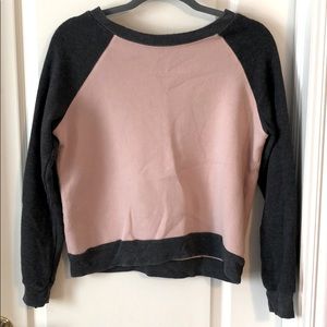 Project Social Pink Varsity Sweater